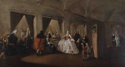 Il salotto delle suore a San Zaccaria da Francesco Guardi