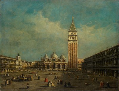 La Piazza San Marco a Venezia da Francesco Guardi