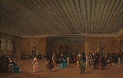 Il Ridotto Pubblico a Palazzo Dandolo da Francesco Guardi