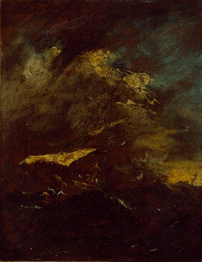 Due Navi in Tempesta, XVIII secolo da Francesco Guardi