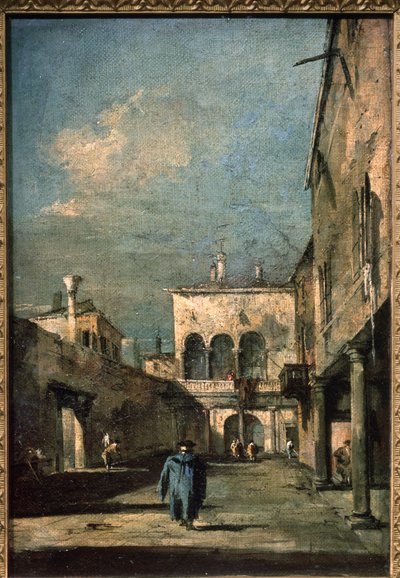 Cortile veneziano da Francesco Guardi