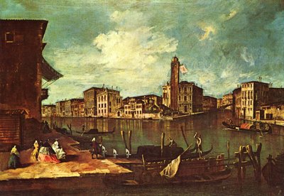 Venezia, il Canal Grande con San Geremia, Palazzo Labia e l