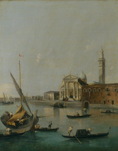 Venezia con navi da Francesco Guardi