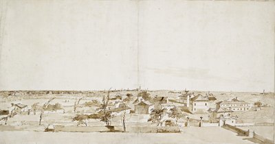 Vista sul giardino della Villa Loredan da Francesco Guardi