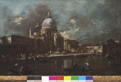 Veduta della Chiesa di Santa Maria della Salute da Francesco Guardi