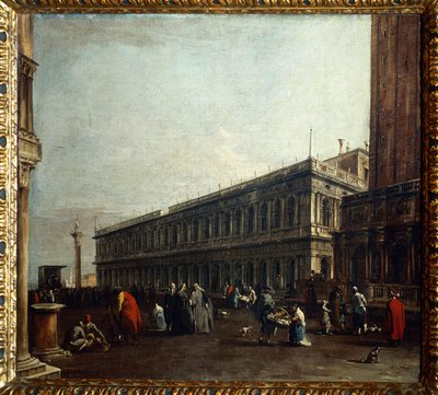 Veduta della Piazzetta da Francesco Guardi