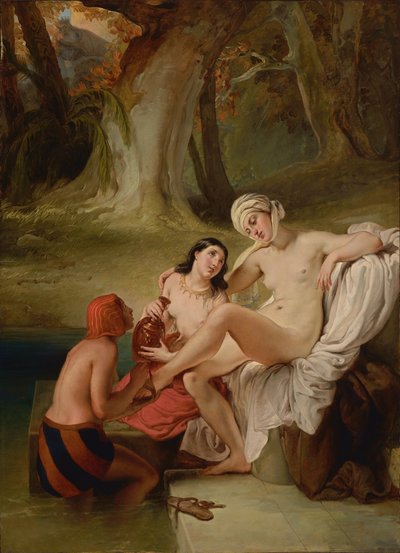 Betsabea al bagno da Francesco Hayez