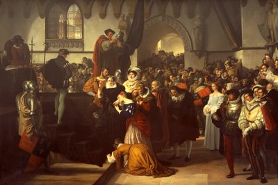 Maria Stuarda condotta al patibolo da Francesco Hayez