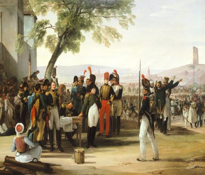 Napoleone dopo la battaglia di Wagram da Francesco Hayez