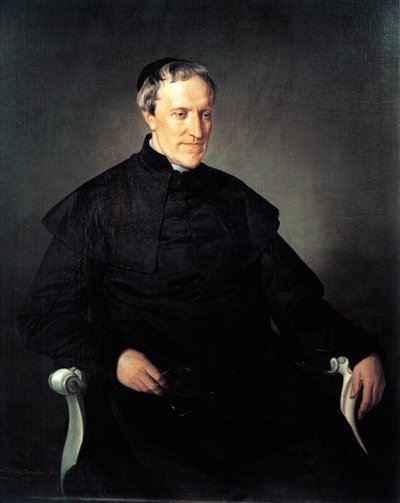 Ritratto di Antonio Rosmini Serbati, di Francesco Hayez (1791-1882), olio su tela da Francesco Hayez