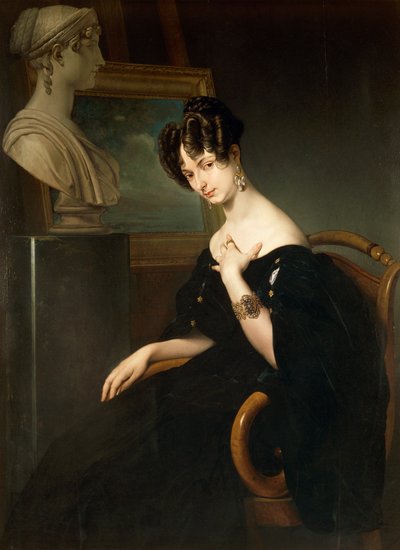 Ritratto di Cristina Trivulzio Belgiojoso da Francesco Hayez