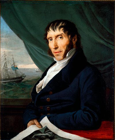 Ritratto di Francesco Peloso, principale mecenate da Francesco Hayez
