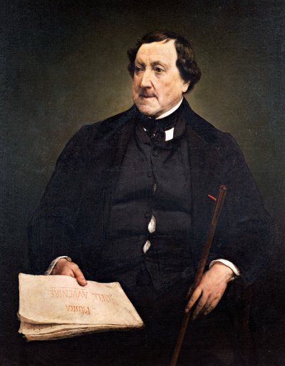 Ritratto di Gioachino Rossini da Francesco Hayez