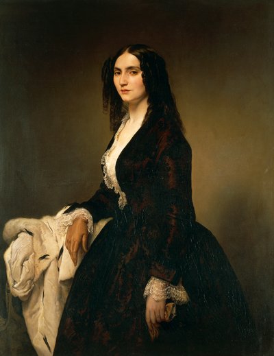 Ritratto di Mrs Matilde Juva Branca da Francesco Hayez