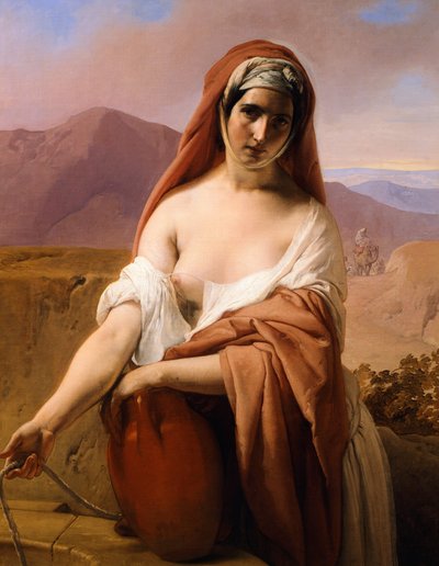 Rebecca al pozzo da Francesco Hayez