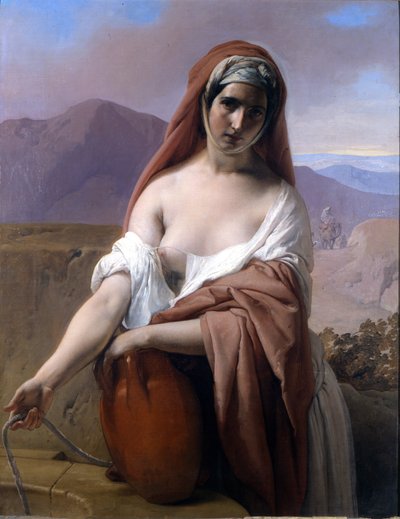Rebecca al pozzo. Dipinto di Francesco Hayez. Accademia di Brera. Milano da Francesco Hayez