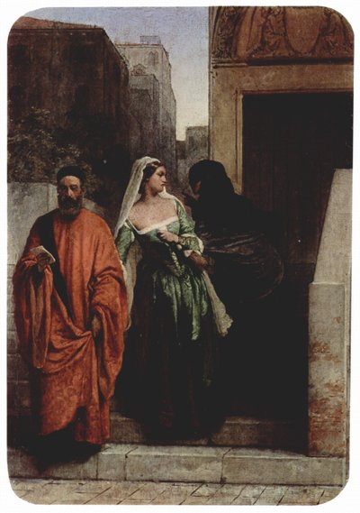 La vendetta di una rivale (Le Veneziane) da Francesco Hayez