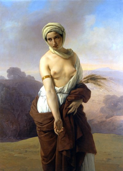 Ruth. Dipinto di Francesco Hayez. 1853. Musei Civici, Bologna da Francesco Hayez