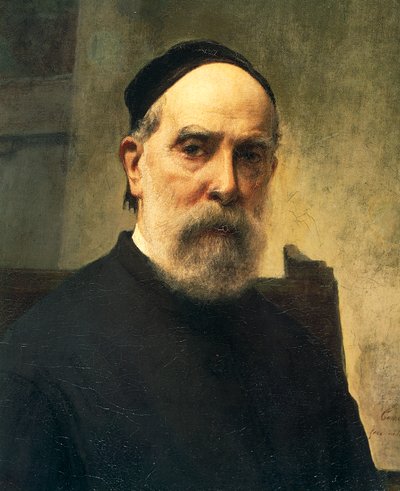 Autoritratto a 88 anni (dettaglio) da Francesco Hayez