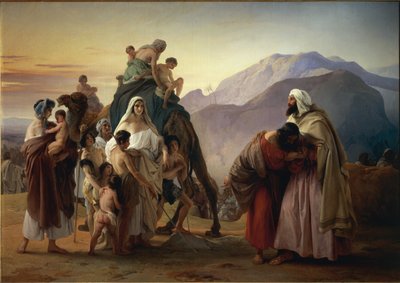 La riconciliazione di Giacobbe ed Esaù da Francesco Hayez