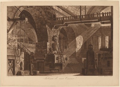 Interno di un carcere da Francesco Inghirami, after Luigi Tasca