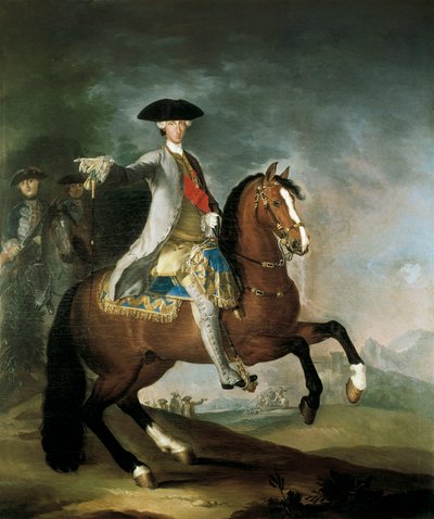Ritratto di Carlo III di Borbone Re di Spagna da Francesco Liani