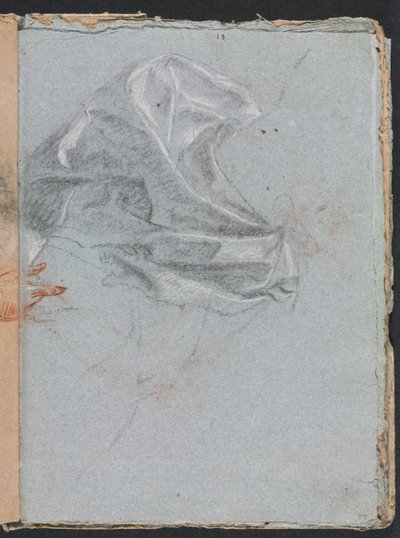 Taccuino di Verona: Studio di drappeggio pagina 37 da Francesco Lorenzi