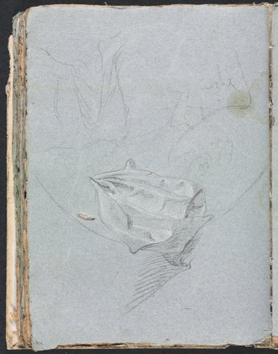Verona Sketchbook: studio di drappeggio pagina 84, 1760 da Francesco Lorenzi