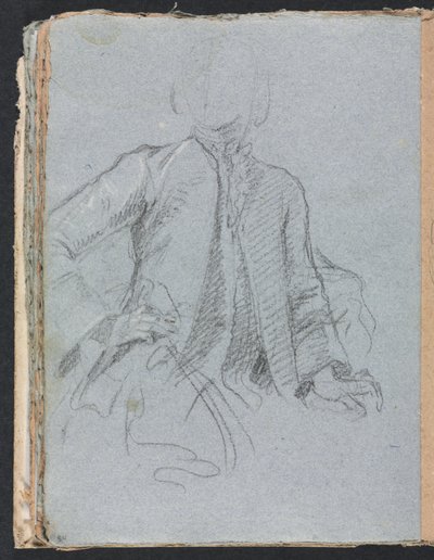 Verona Sketchbook: Gentleman pagina 54, 1760 da Francesco Lorenzi
