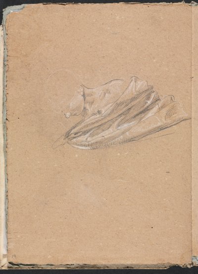 Verona Sketchbook: Testa e spalla con drappeggio (pagina 14) da Francesco Lorenzi