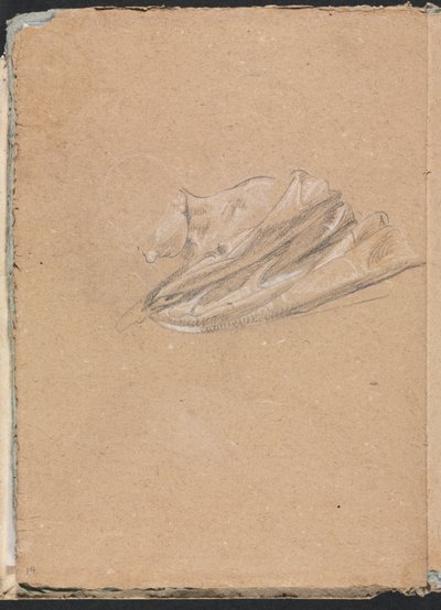 Verona Sketchbook: Testa e spalla con drappeggio pagina 14 da Francesco Lorenzi