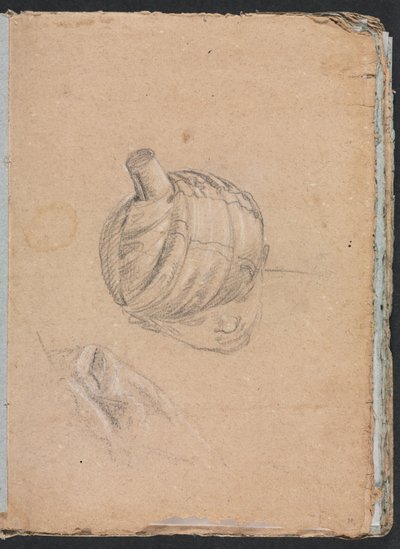 Taccuino di Verona: Testa con Turbante pagina 11, 1760 da Francesco Lorenzi