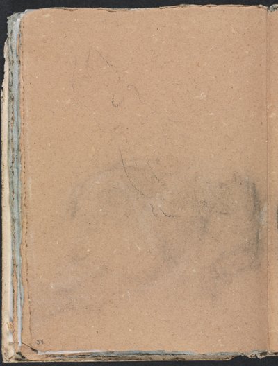 Taccuino di Verona: Forma indecifrabile pagina 34, 1760 da Francesco Lorenzi