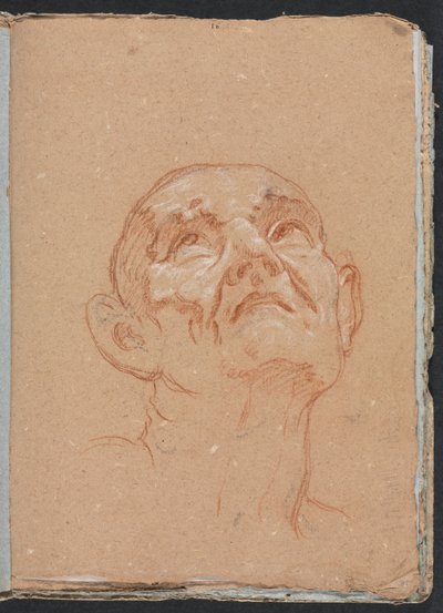Verona Sketchbook: Testa maschile pagina 31 da Francesco Lorenzi