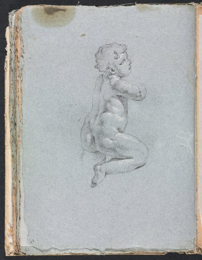 Verona Sketchbook: Putto di profilo (pagina 64) da Francesco Lorenzi