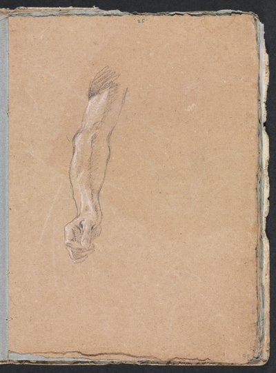 Verona Sketchbook: Braccio destro e mano (pagina 49) da Francesco Lorenzi