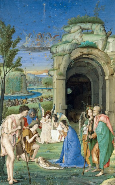 Adorazione dei pastori, ca. 1500 da Francesco Marmitta