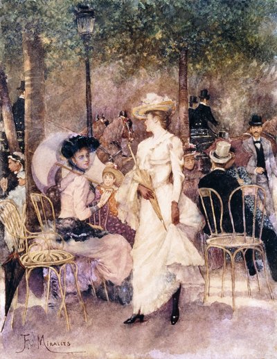 Figure in un parco da Francesco Miralles Galaup