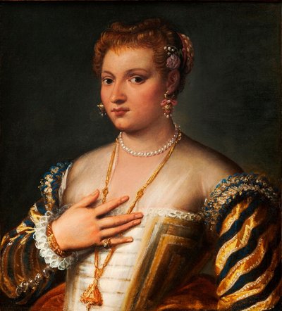 Ritratto di una giovane donna veneziana da Francesco Montemezzano