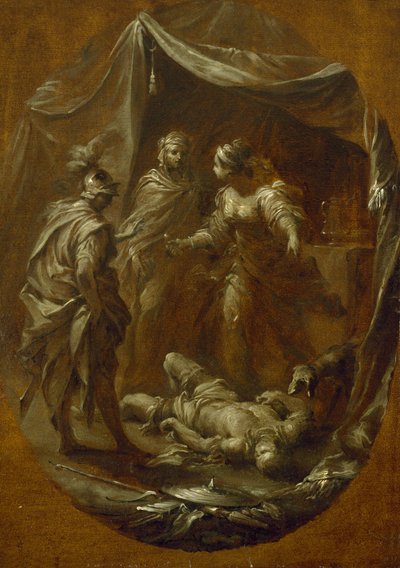 Jael e Sisera, circa 1730 da Francesco Monti