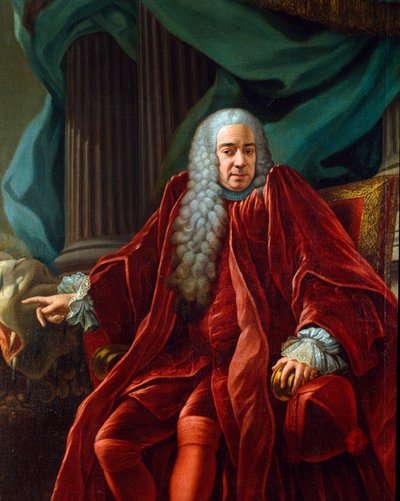 Ritratto di Agostino Viale (1692-1777) doge della Repubblica di Genova dal 1750 al 1752. Dipinto di Francesco Narice da Francesco Narice