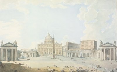 San Pietro, la Basilica e la Piazza da Francesco Panini