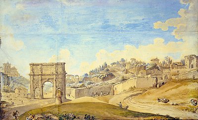 Veduta di Roma da Francesco Panini