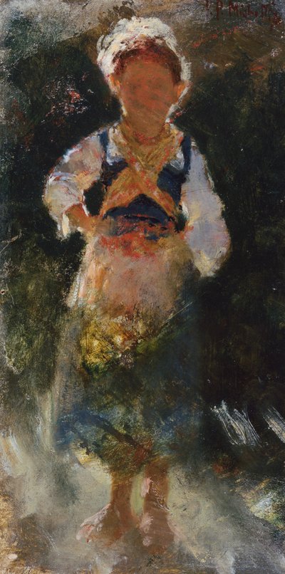Ragazza controluce da Francesco Paolo Michetti