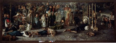 Il voto (Festa in omaggio a San Pantaleone 27 luglio a Miglianico in Abruzzo, Italia) da Francesco Paolo Michetti