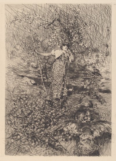 Guardiana dei tacchini da Francesco Paolo Michetti
