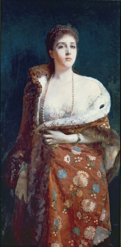 Ritratto della Duchessa di Fondi da Francesco Paolo Michetti