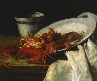 Natura morta con crostacei da Francesco Paolo Palizzi