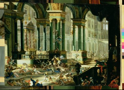 Espulsione di Eliodoro dal Tempio di Salomone da Francesco Peresi