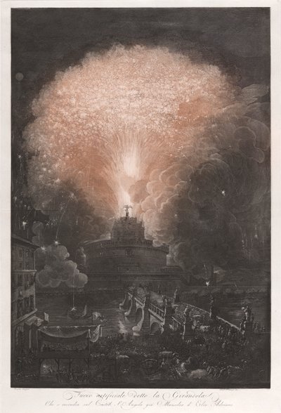 Fuoco artificiale detto la Girandola da Francesco Piranesi